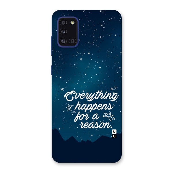 Reason Sky Back Case for Galaxy A31