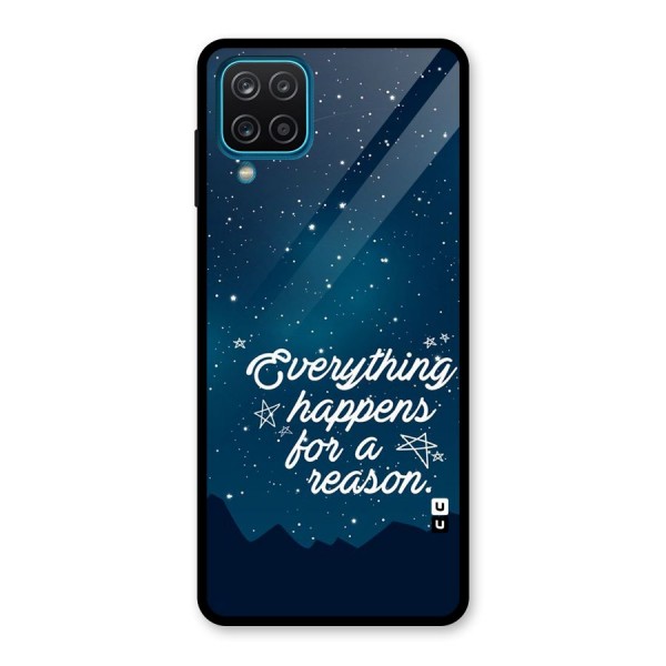 Reason Sky Glass Back Case for Galaxy A12