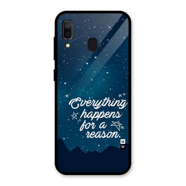 Reason Sky Glass Back Case for Galaxy A30