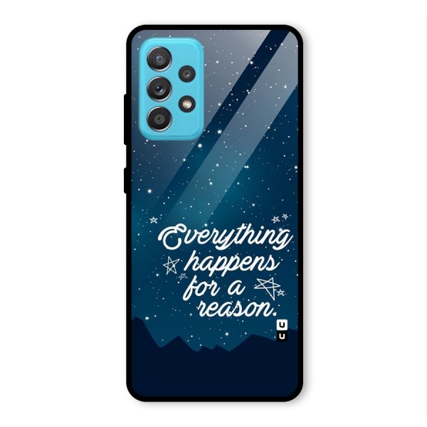 Reason Sky Glass Back Case for Galaxy A52s 5G