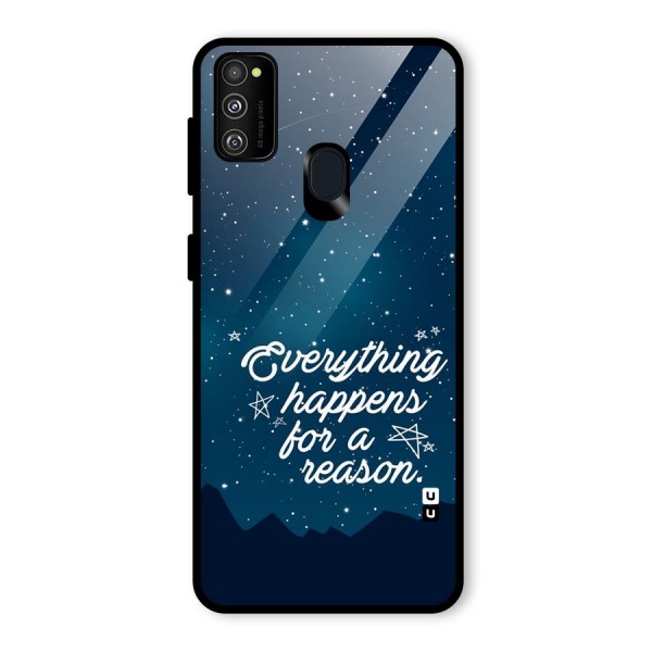 Reason Sky Glass Back Case for Galaxy M30s