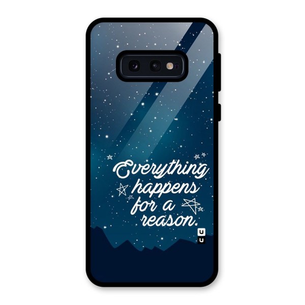 Reason Sky Glass Back Case for Galaxy S10e