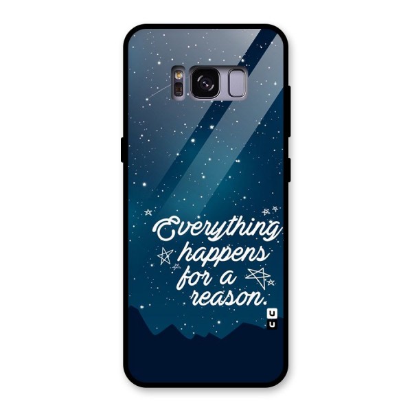 Reason Sky Glass Back Case for Galaxy S8