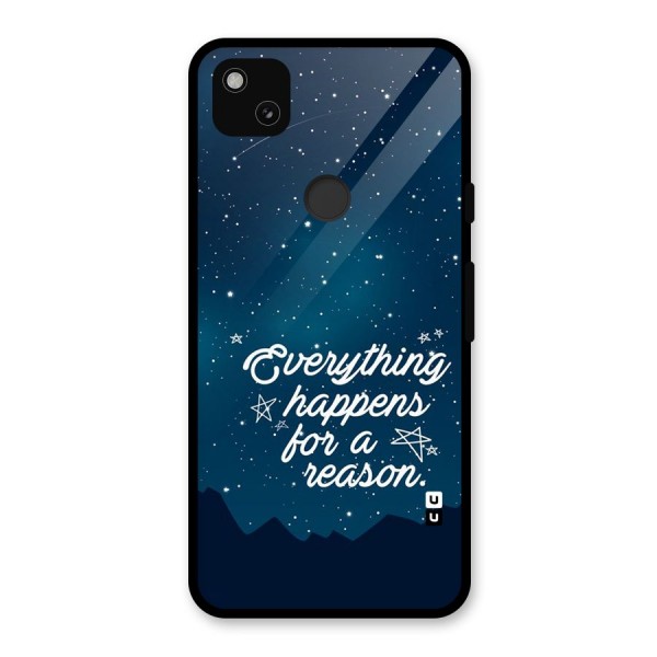 Reason Sky Glass Back Case for Google Pixel 4a