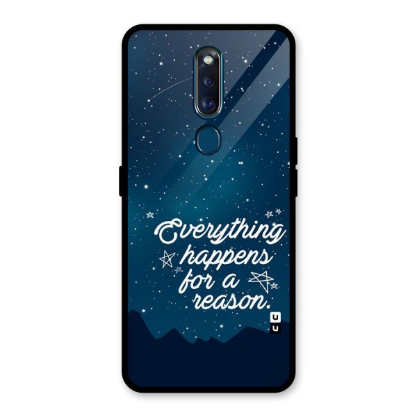 Reason Sky Glass Back Case for Oppo F11 Pro