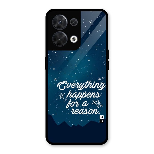 Reason Sky Glass Back Case for Oppo Reno8 5G