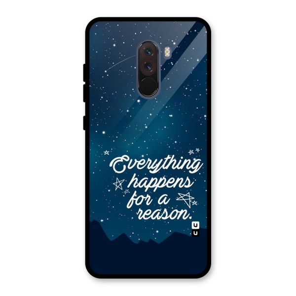 Reason Sky Glass Back Case for Poco F1