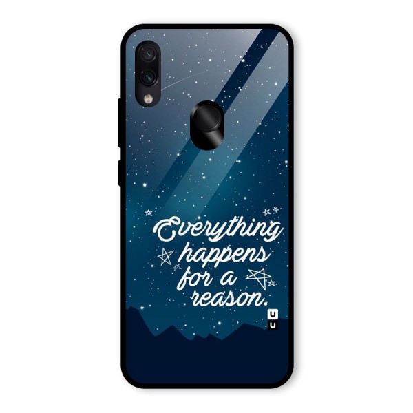 Reason Sky Glass Back Case for Redmi Note 7