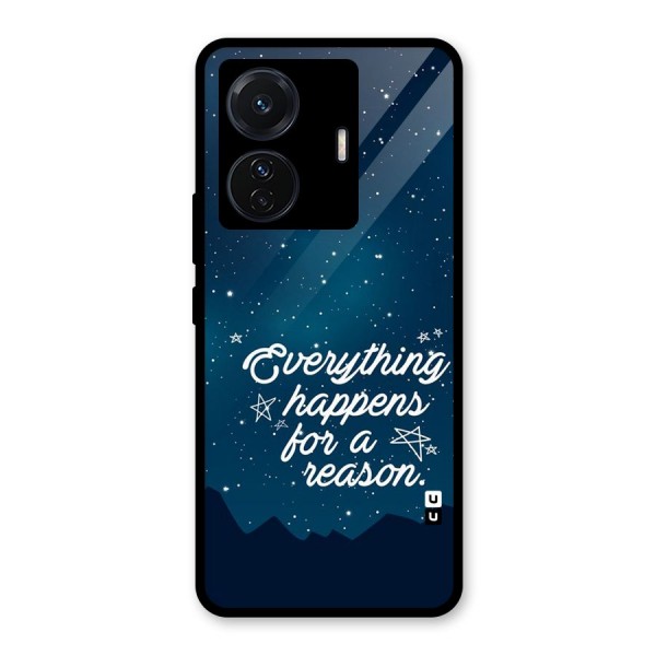 Reason Sky Glass Back Case for Vivo T1 Pro