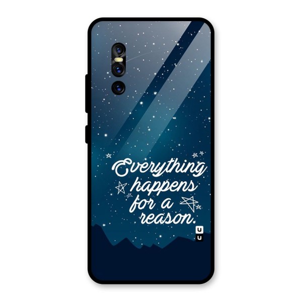 Reason Sky Glass Back Case for Vivo V15 Pro