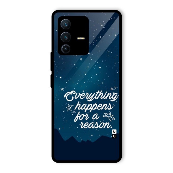 Reason Sky Glass Back Case for Vivo V23 Pro