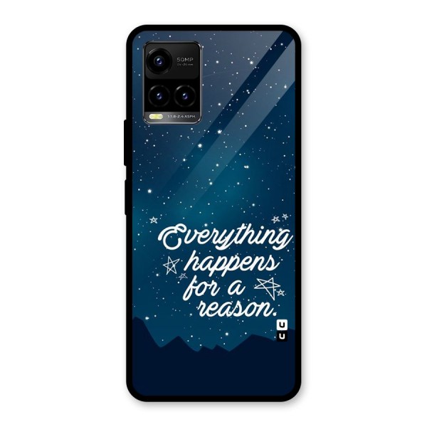 Reason Sky Glass Back Case for Vivo Y21 2021