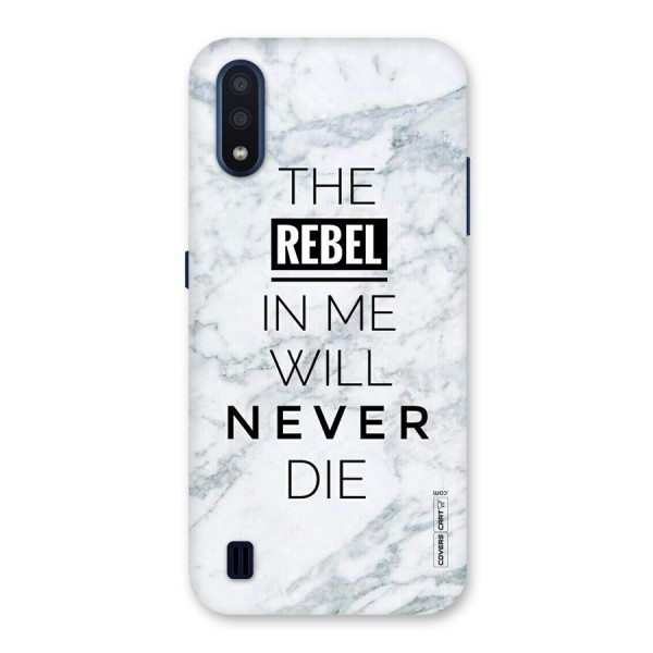 Rebel Will Not Die Back Case for Galaxy M01