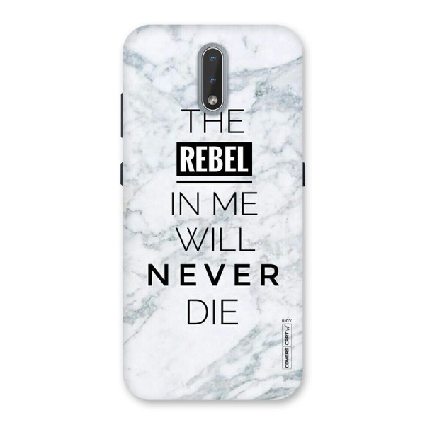 Rebel Will Not Die Back Case for Nokia 2.3