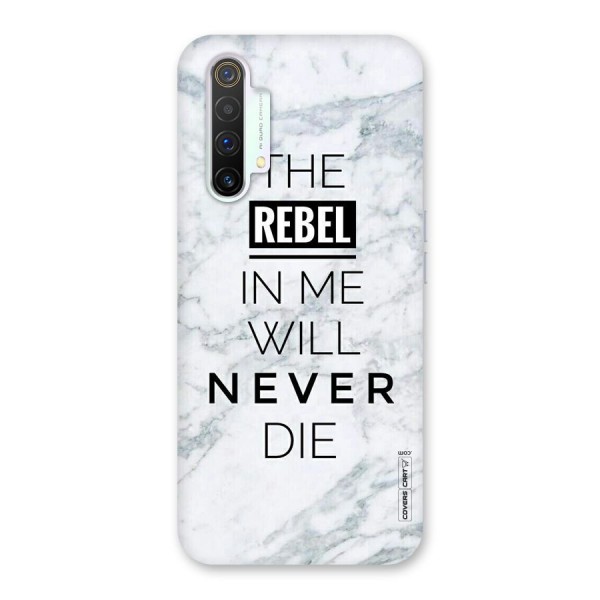 Rebel Will Not Die Back Case for Realme X3