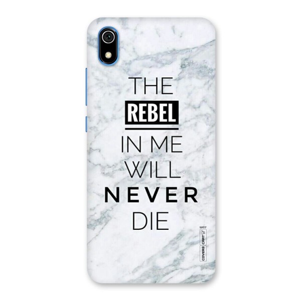 Rebel Will Not Die Back Case for Redmi 7A