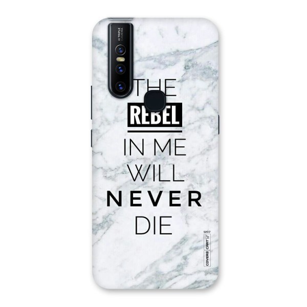 Rebel Will Not Die Back Case for Vivo V15