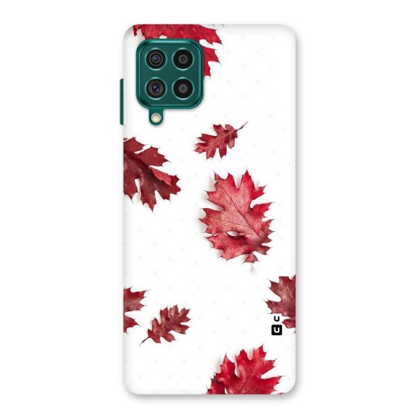 Red Appealing Autumn Leaves Back Case for Galaxy F62