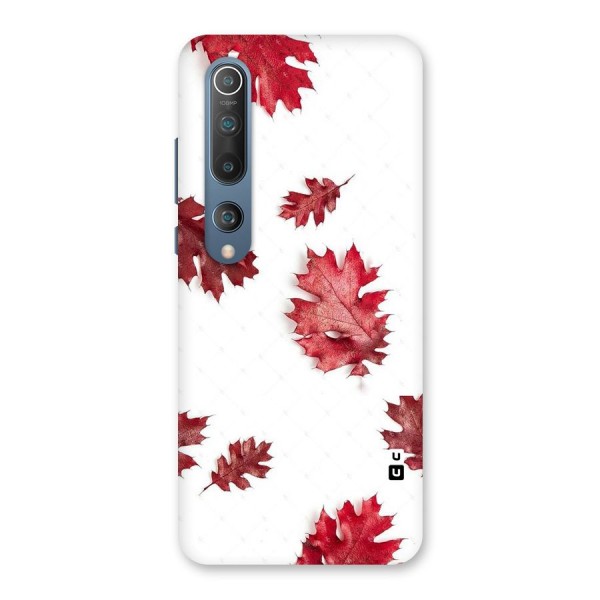 Red Appealing Autumn Leaves Back Case for Mi 10