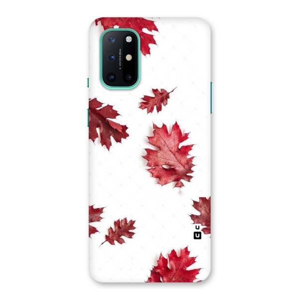 Red Appealing Autumn Leaves Back Case for OnePlus 8T