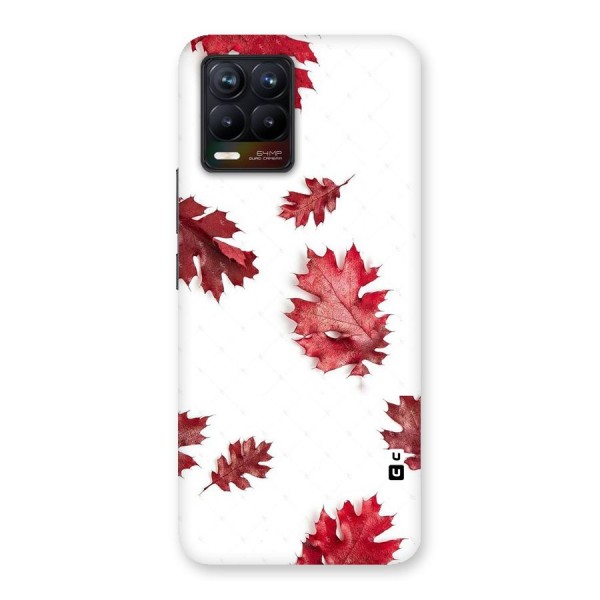 Red Appealing Autumn Leaves Back Case for Realme 8