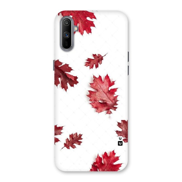 Red Appealing Autumn Leaves Back Case for Realme C3