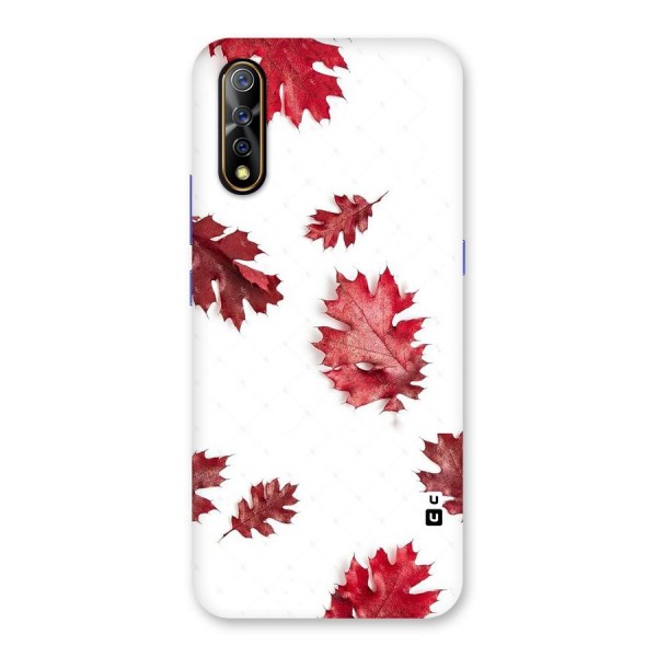 Red Appealing Autumn Leaves Back Case for Vivo S1