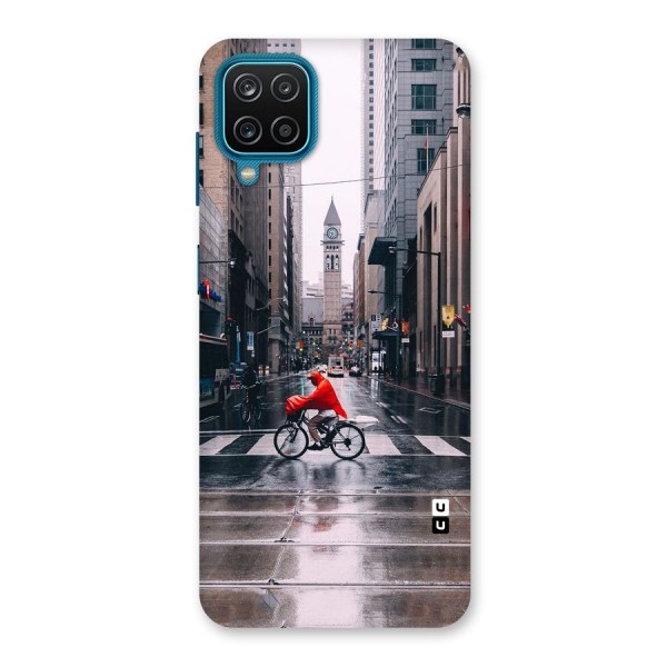 Red Bicycle Street Back Case for Galaxy F12