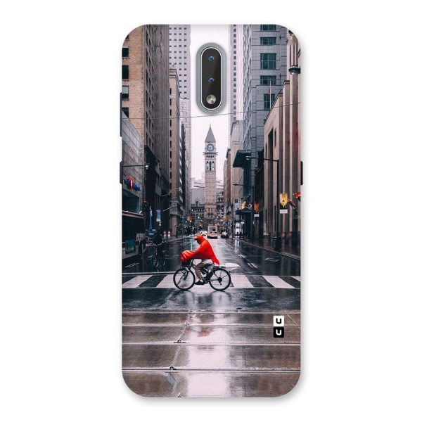 Red Bicycle Street Back Case for Nokia 2.3