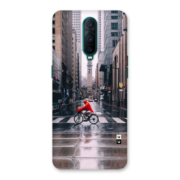 Red Bicycle Street Back Case for Oppo R17 Pro