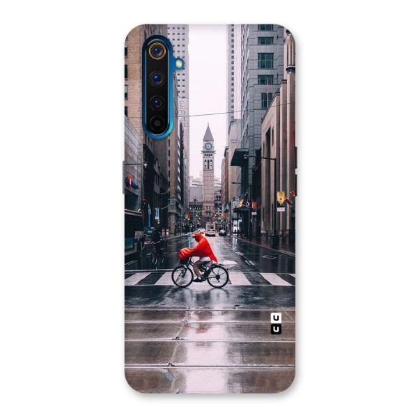 Red Bicycle Street Back Case for Realme 6 Pro