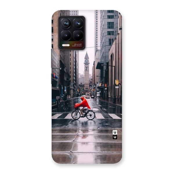 Red Bicycle Street Back Case for Realme 8