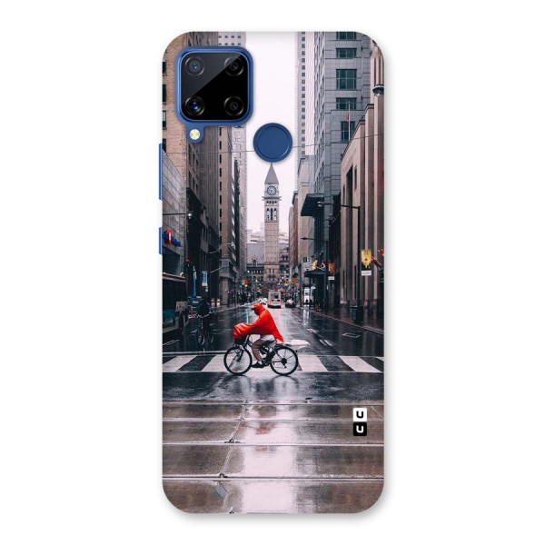 Red Bicycle Street Back Case for Realme C12