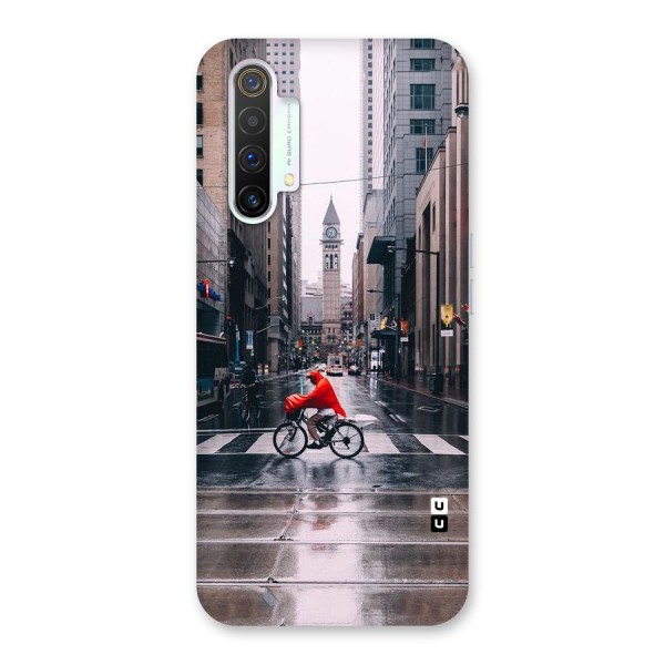 Red Bicycle Street Back Case for Realme X3