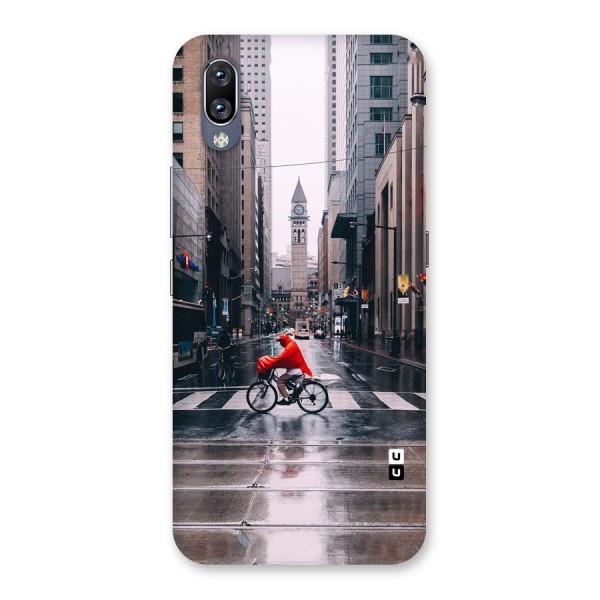 Red Bicycle Street Back Case for Vivo NEX