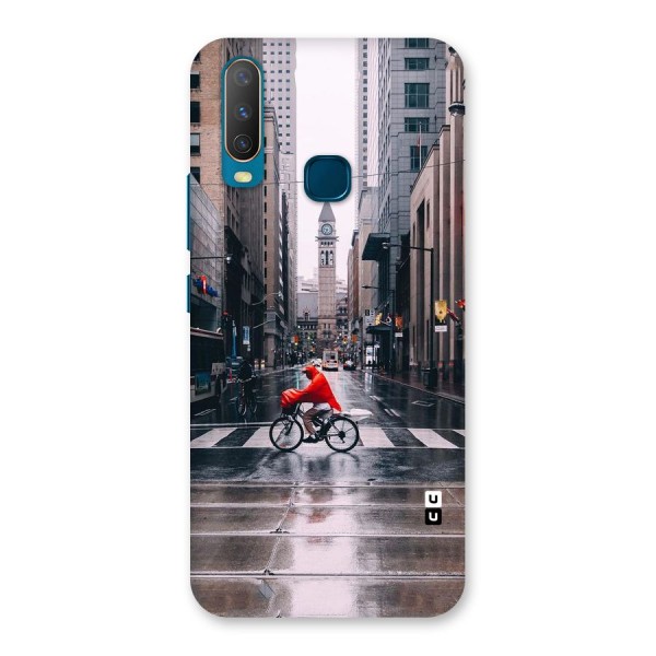 Red Bicycle Street Back Case for Vivo Y15