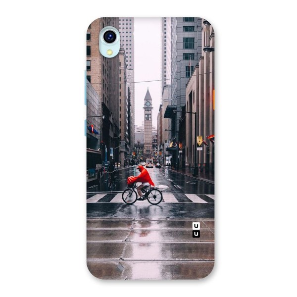 Red Bicycle Street Back Case for Vivo Y1s