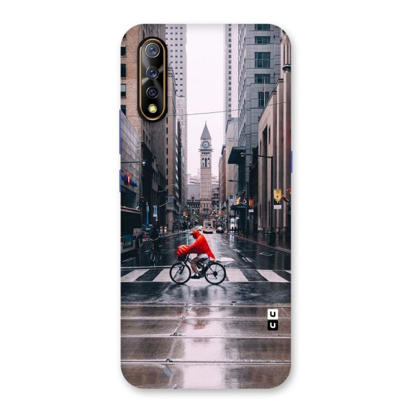 Red Bicycle Street Back Case for Vivo Z1x