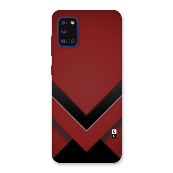 Red Black Fold Back Case for Galaxy A31