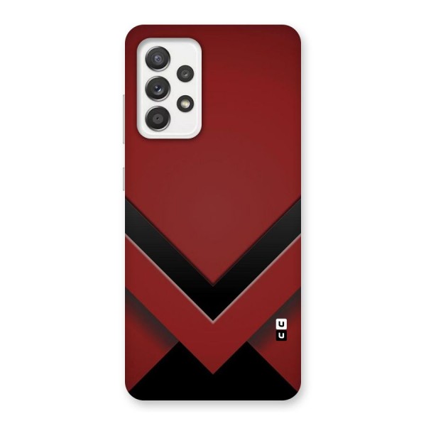 Red Black Fold Back Case for Galaxy A52