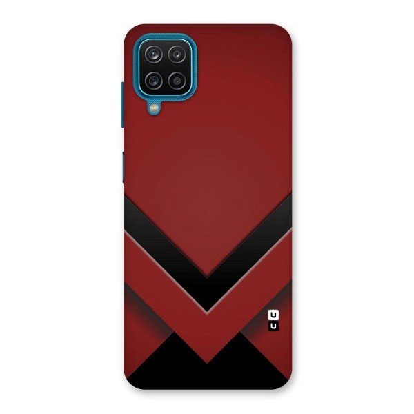 Red Black Fold Back Case for Galaxy F12