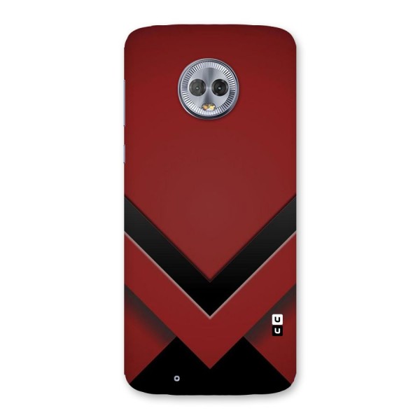 Red Black Fold Back Case for Moto G6