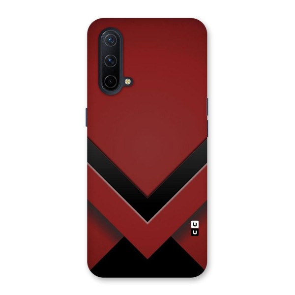 Red Black Fold Back Case for OnePlus Nord CE 5G