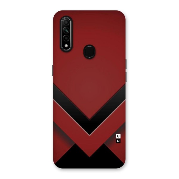 Red Black Fold Back Case for Oppo A31