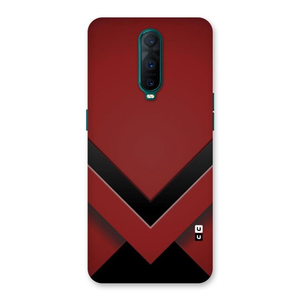 Red Black Fold Back Case for Oppo R17 Pro