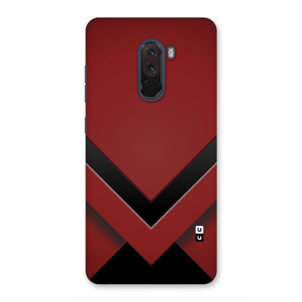 Red Black Fold Back Case for Poco F1