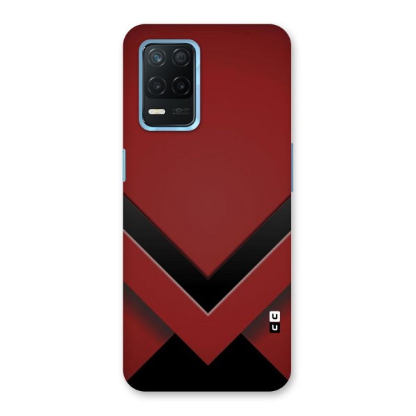 Red Black Fold Back Case for Realme 8s 5G