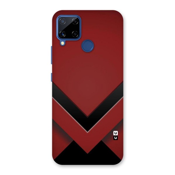 Red Black Fold Back Case for Realme C12