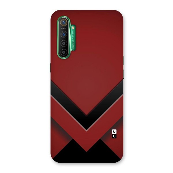 Red Black Fold Back Case for Realme X2