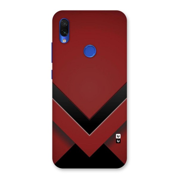 Red Black Fold Back Case for Redmi Note 7S